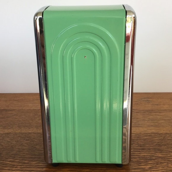 Vintage Fiesta Napkin Holder Jadeite Diner Green Fiestaware 1996 Homer Laughlin - Picture 15 of 16